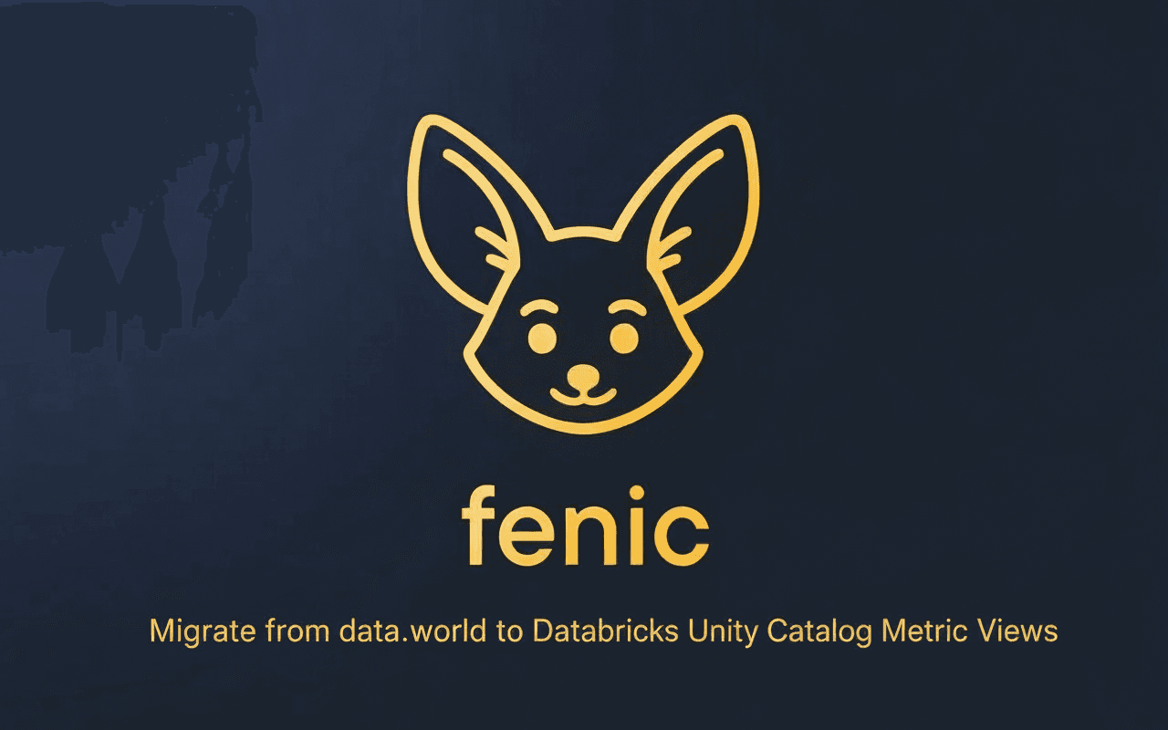 How to Migrate from data.world to Databricks Unity Catalog Metric Views