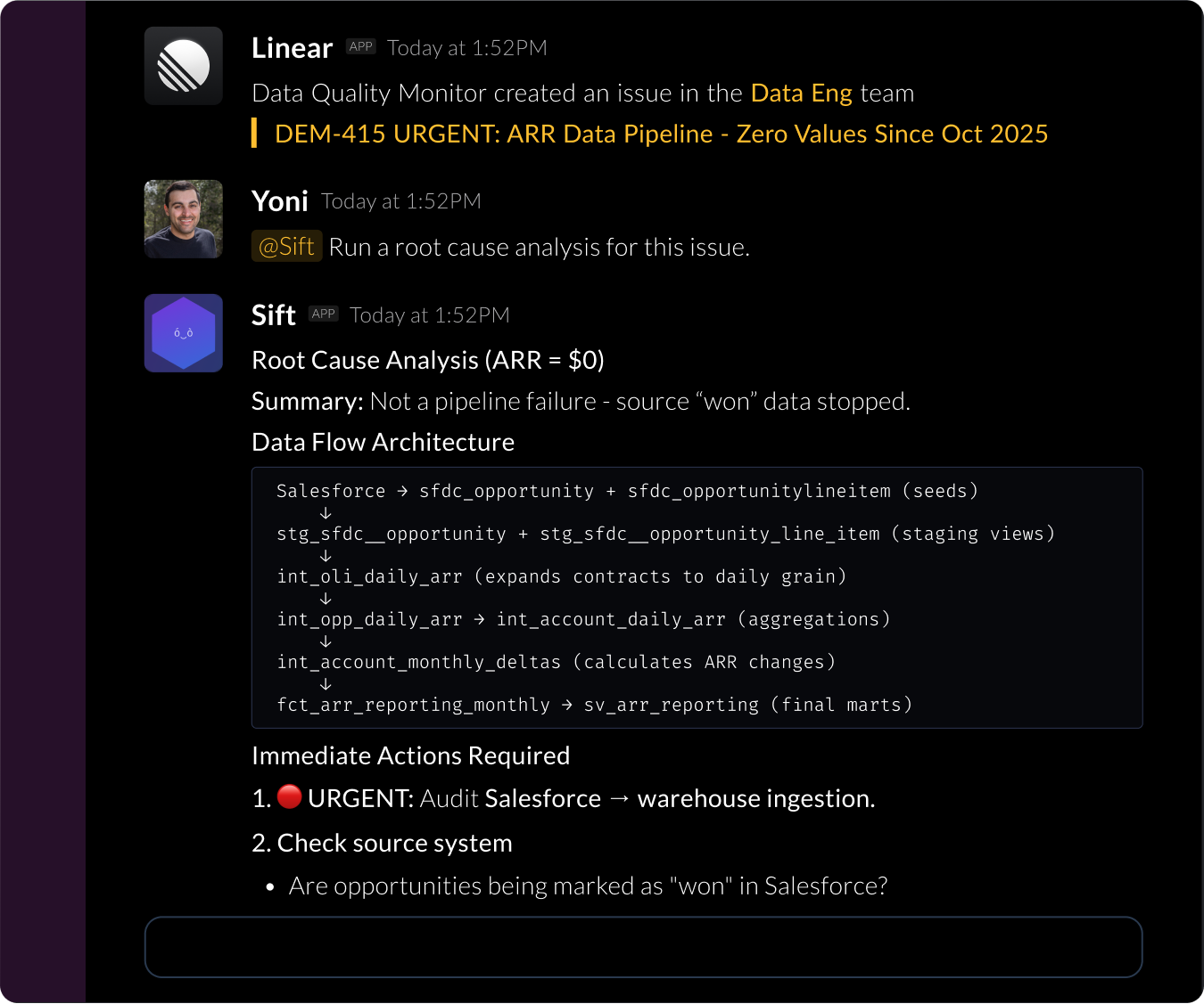 Root cause analysis visualization